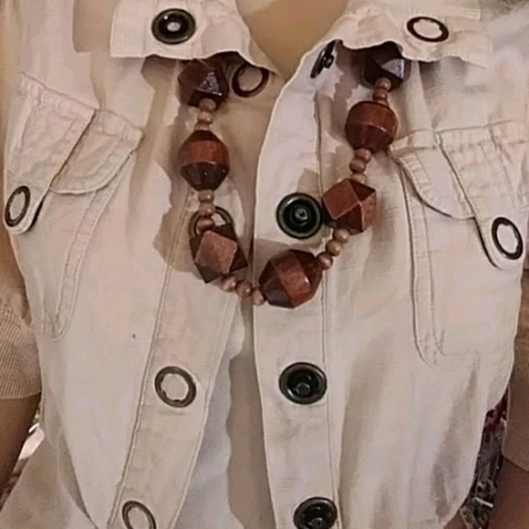 🌹Beige linen crop top🌹 - Picture 5 of 5